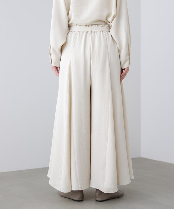 麻ライクポイントベルトパンツ［3/27発送予定］