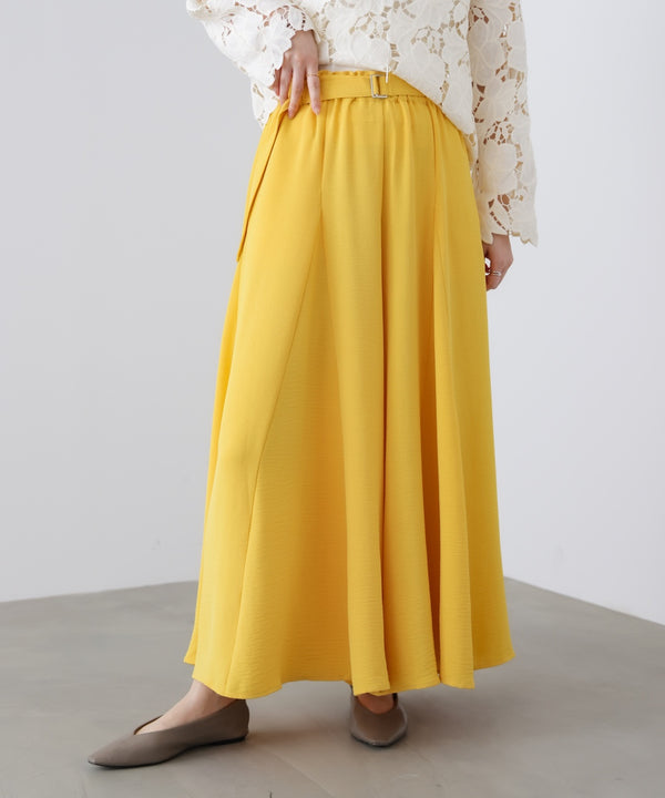 麻ライクポイントベルトパンツ［3/27発送予定］