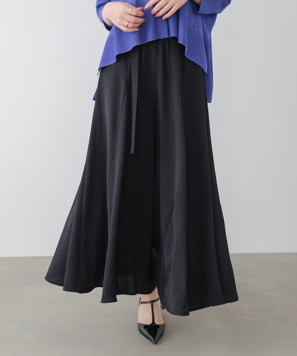 麻ライクポイントベルトパンツ［3/27発送予定］