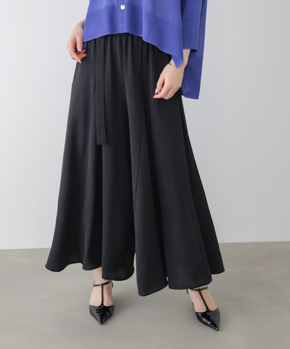 麻ライクポイントベルトパンツ［3/27発送予定］