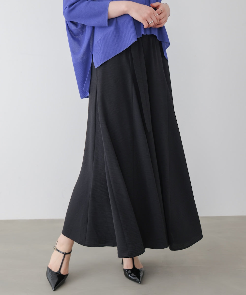 麻ライクポイントベルトパンツ［3/27発送予定］