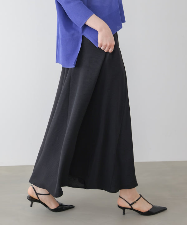 麻ライクポイントベルトパンツ［3/27発送予定］