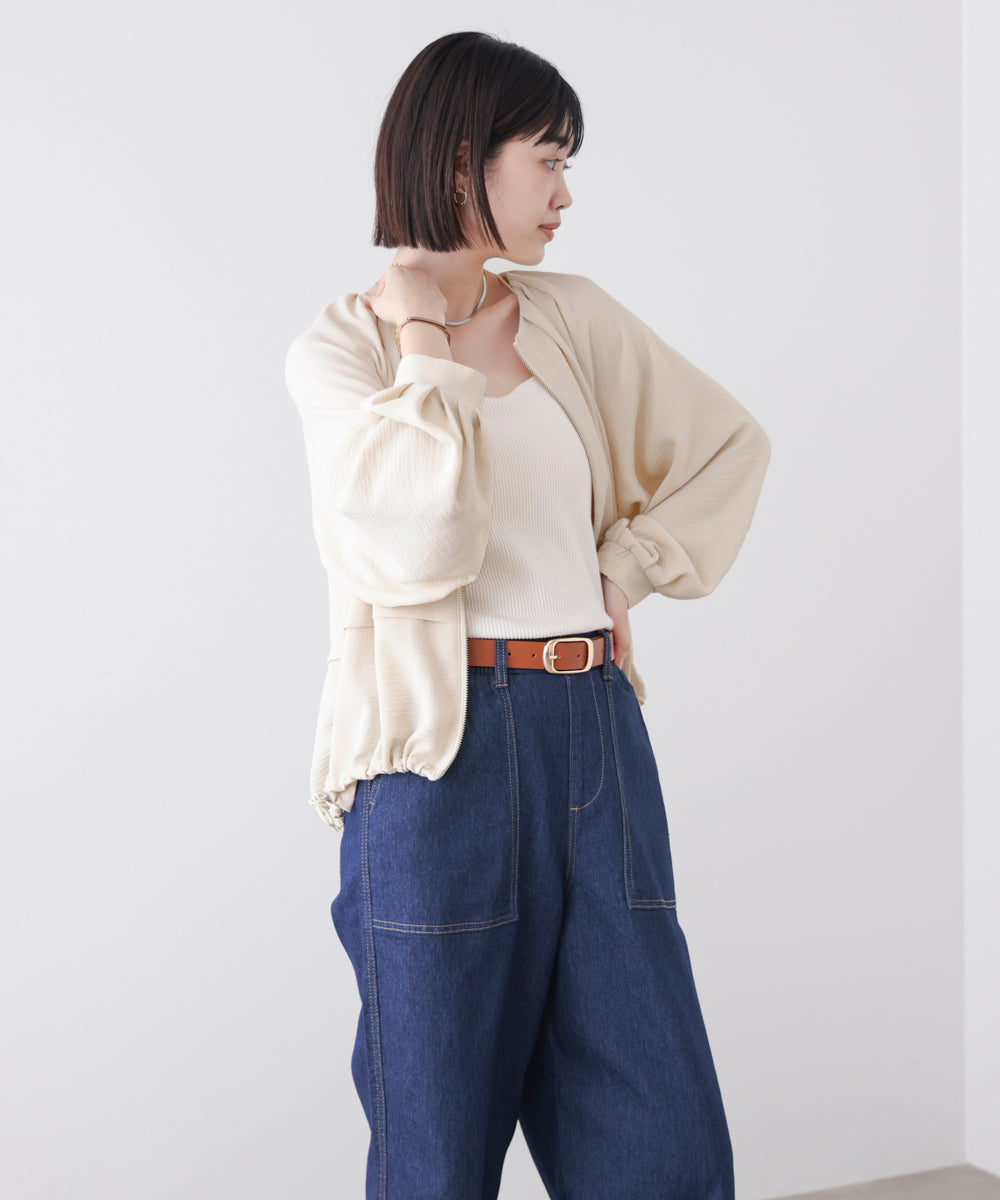 【夏の最適コンビ対象】麻ライクドロストジャケット