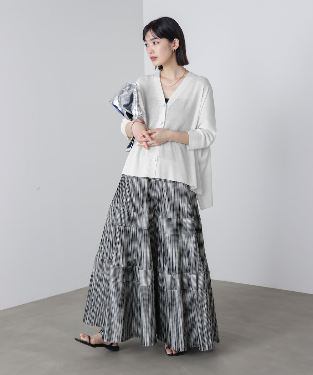 ＵＶサラサラＢＯＸシルエット前後差カーデ
