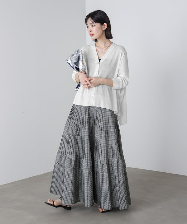 ＵＶサラサラＢＯＸシルエット前後差カーデ