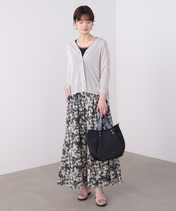 【新色追加】ＵＶサラサラＢＯＸシルエット前後差カーデ