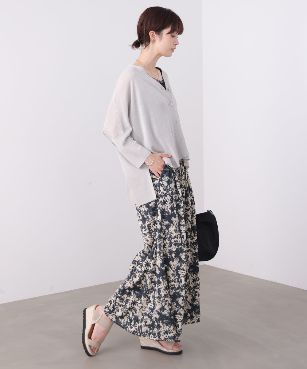 【新色追加】ＵＶサラサラＢＯＸシルエット前後差カーデ