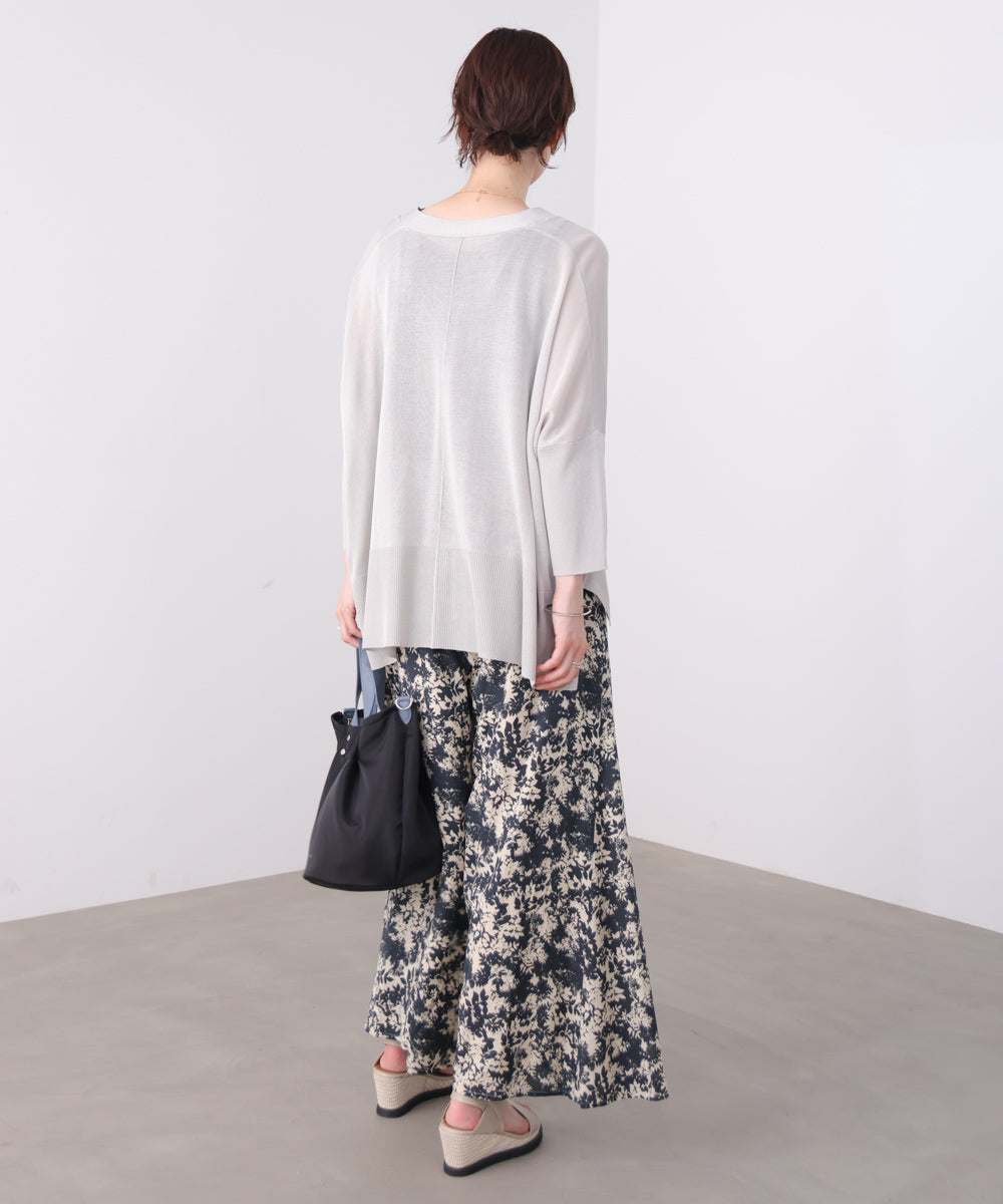 【新色追加】ＵＶサラサラＢＯＸシルエット前後差カーデ