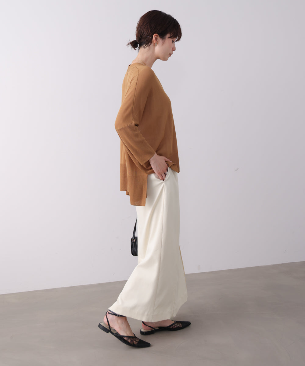 【新色追加】ＵＶサラサラＢＯＸシルエット前後差カーデ