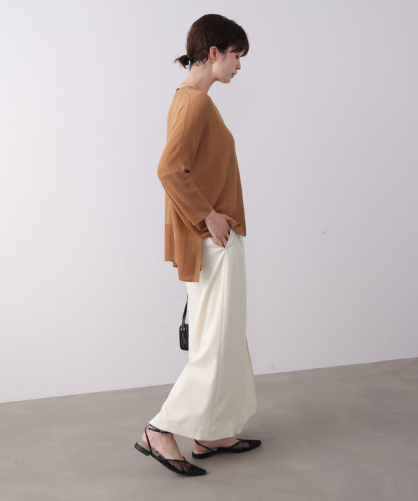 【新色追加】ＵＶサラサラＢＯＸシルエット前後差カーデ
