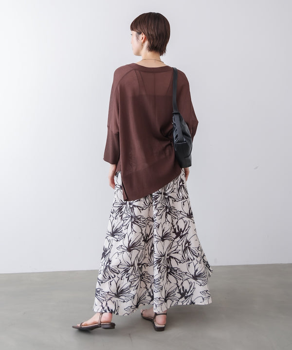 【新色追加】ＵＶサラサラＢＯＸシルエット前後差カーデ［PURPLEは7/17発送予定］