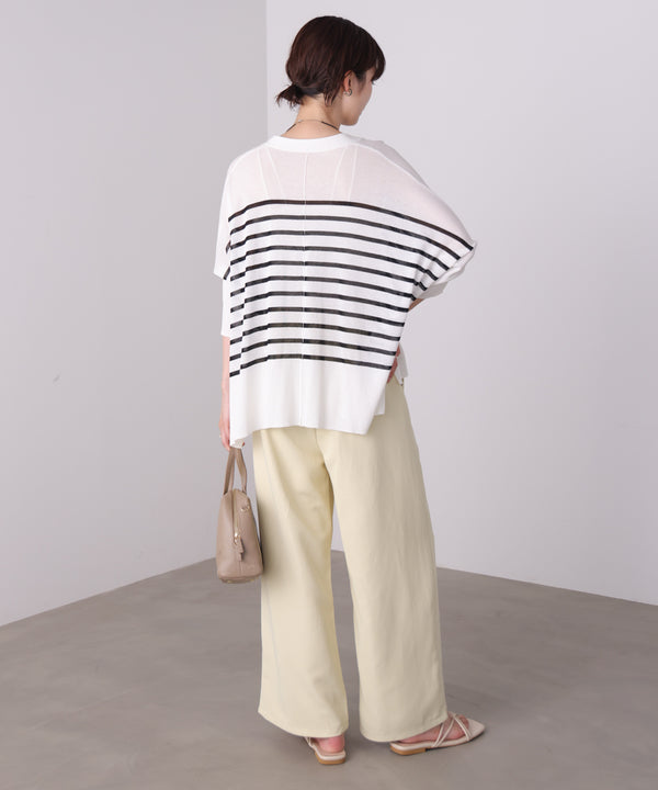 【新色追加】ＵＶサラサラＢＯＸシルエット前後差カーデ