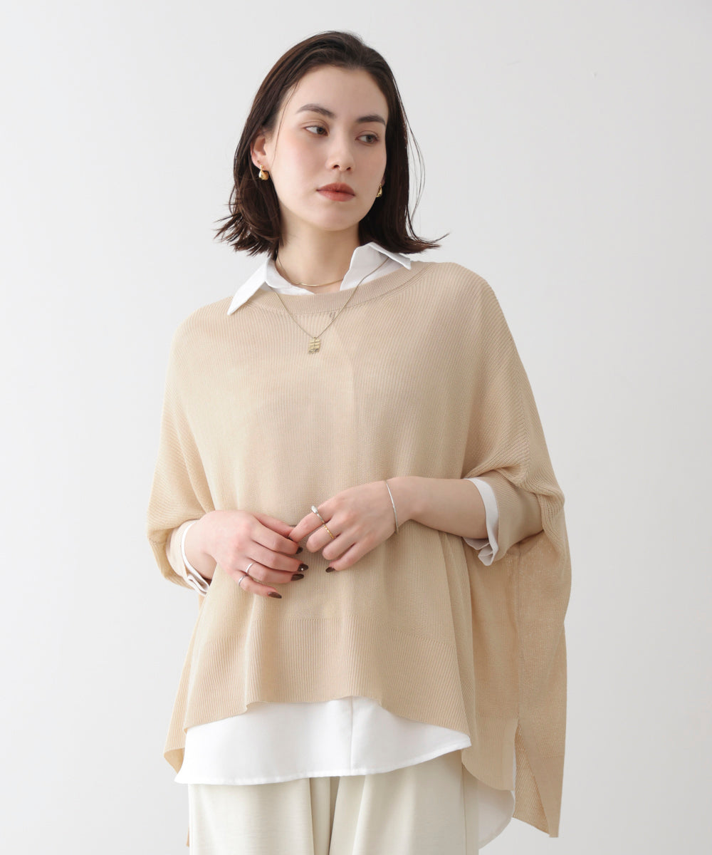 UVｻﾗｻﾗ片畦BOXプルオーバー