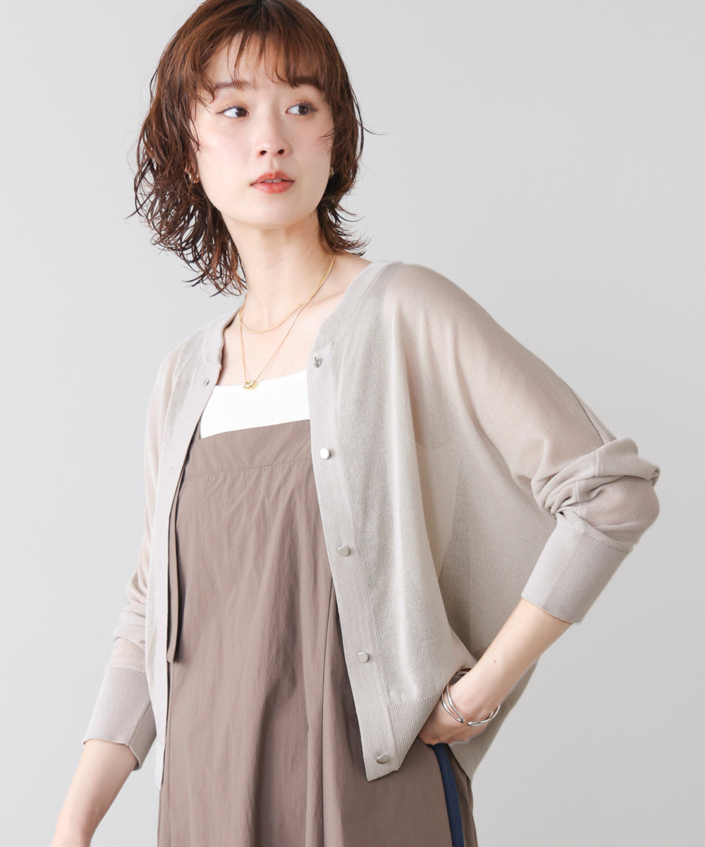 ＵＶサラサラショート丈ドルマンカーデ［4/30発送予定］
