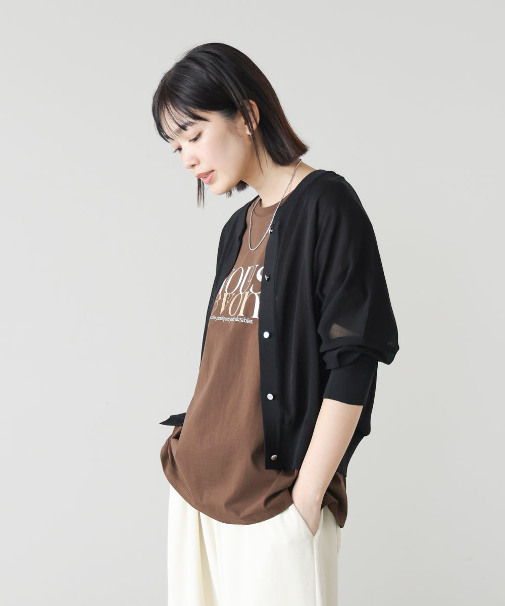 ＵＶサラサラショート丈ドルマンカーデ［4/30発送予定］