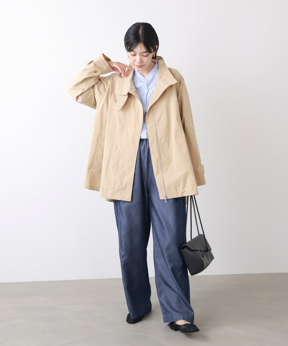 ライトデニムイージーワイドパンツ［2/20発送予定］