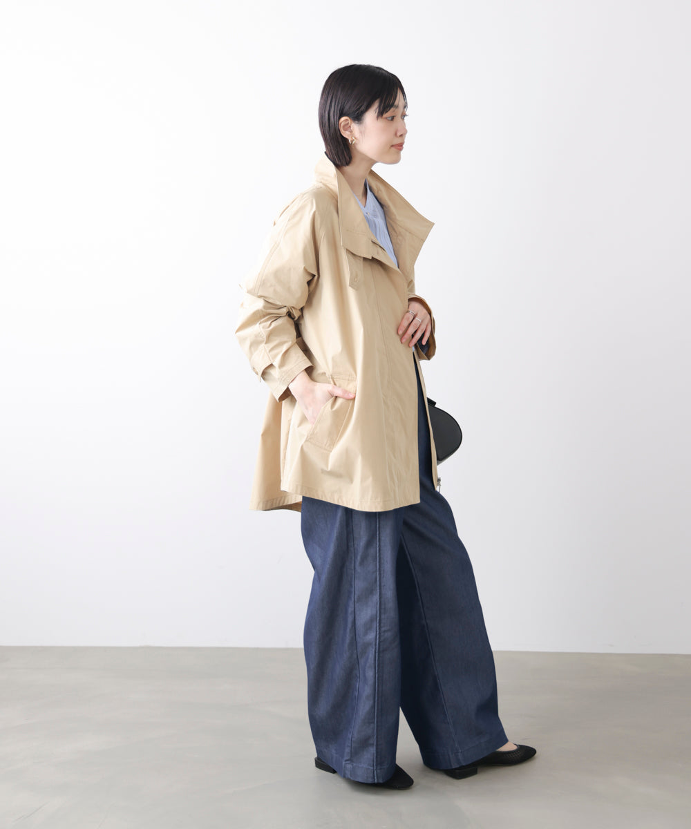 ライトデニムイージーワイドパンツ［2/20発送予定］