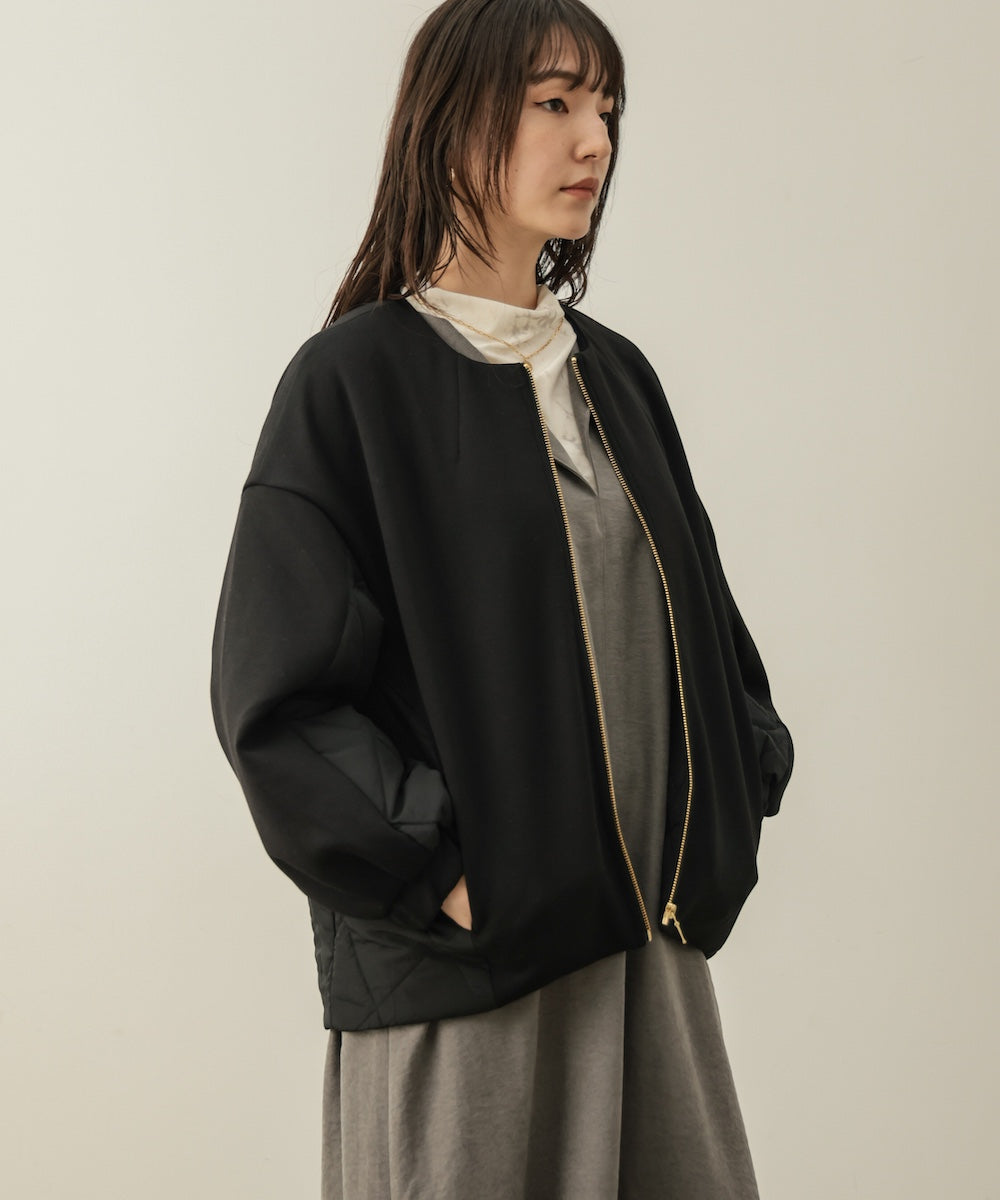 ノ-カラーダンボール切替中綿アウター［10/16発送予定］