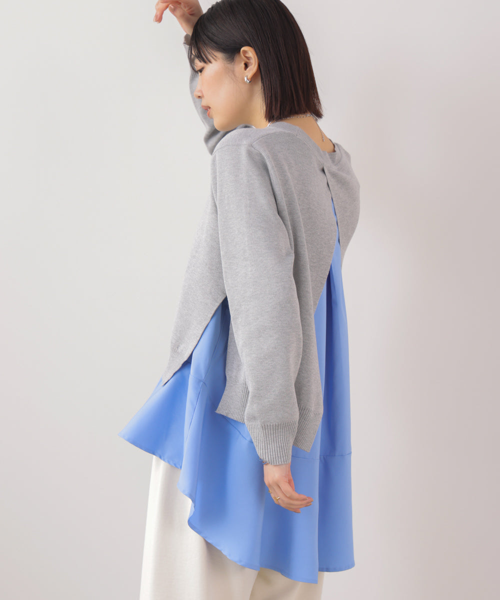 週末値下げ❗️2017AW ノーブル  オフショルレイヤードプルオーバー ニット ゆるニットセットレイヤードプルオーバー