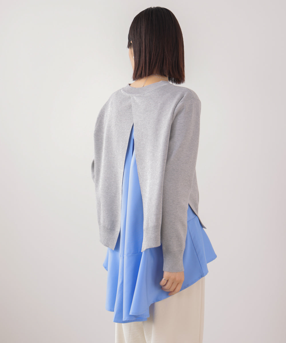 TODAYFULレイヤードスエットプルオーバー TODAYFUL（トゥデイフル）の「レイヤードコットンスエット（スウェット