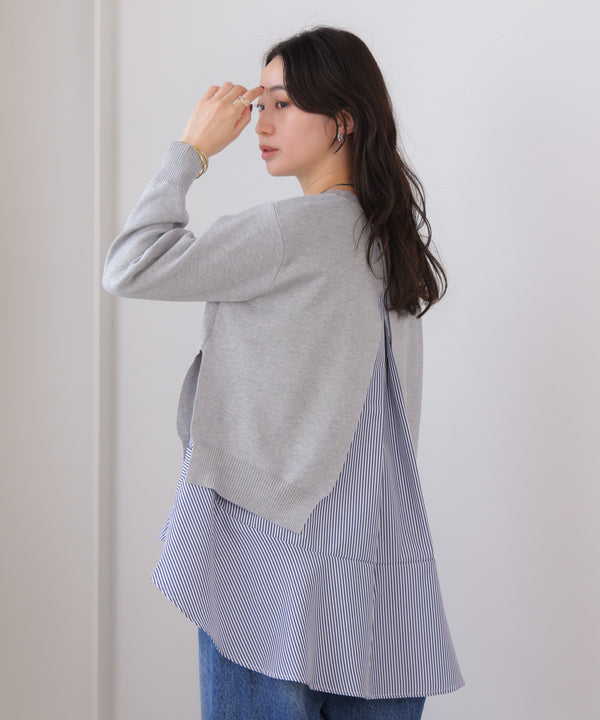 ニットセットレイヤードプルオーバー［2/6発送予定］