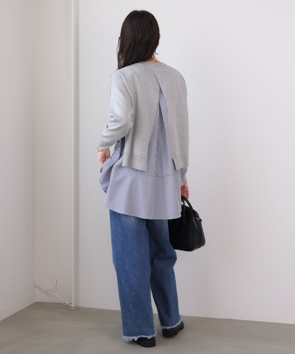 ニットセットレイヤードプルオーバー［2/6発送予定］