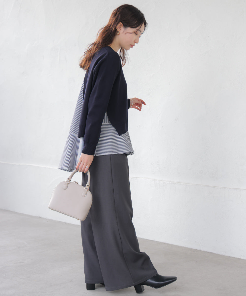 ニットセットレイヤードプルオーバー