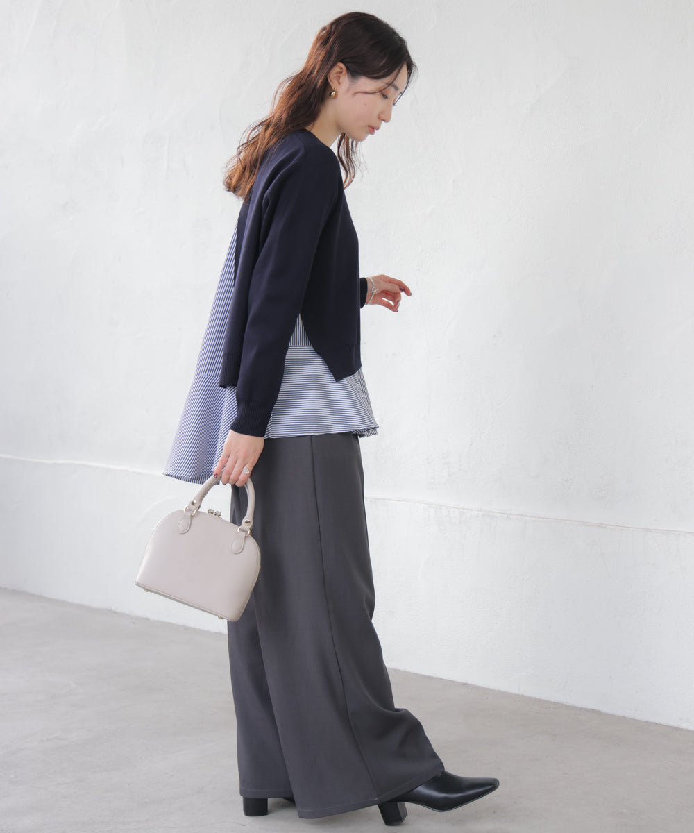 ニットセットレイヤードプルオーバー［2/6発送予定］