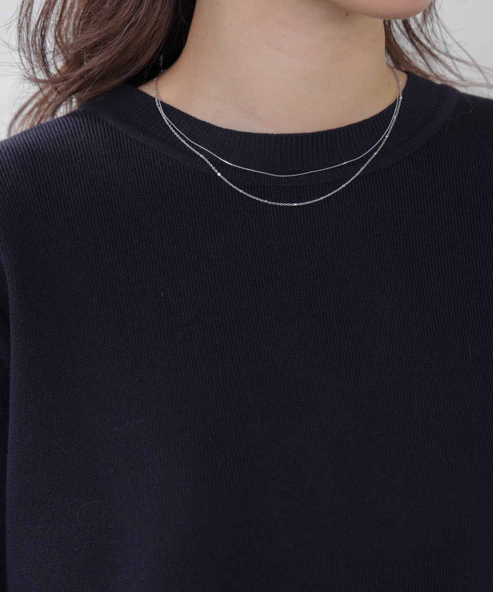 ニットセットレイヤードプルオーバー［2/6発送予定］