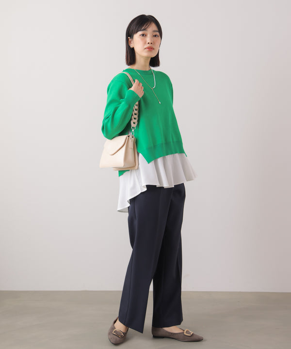 ニットセットレイヤードプルオーバー［2/6発送予定］