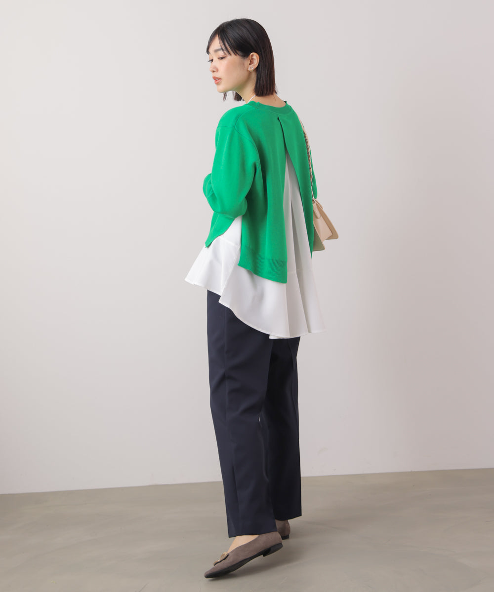 ニットセットレイヤードプルオーバー［2/6発送予定］