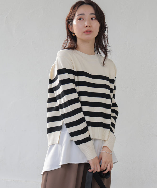 ニットセットレイヤードプルオーバー［2/6発送予定］