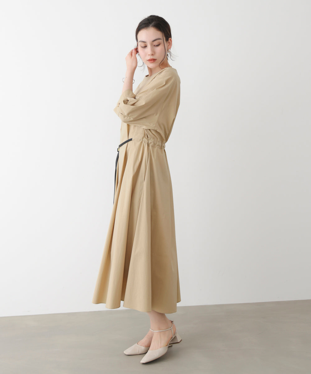 ロープベルト付きワンピース