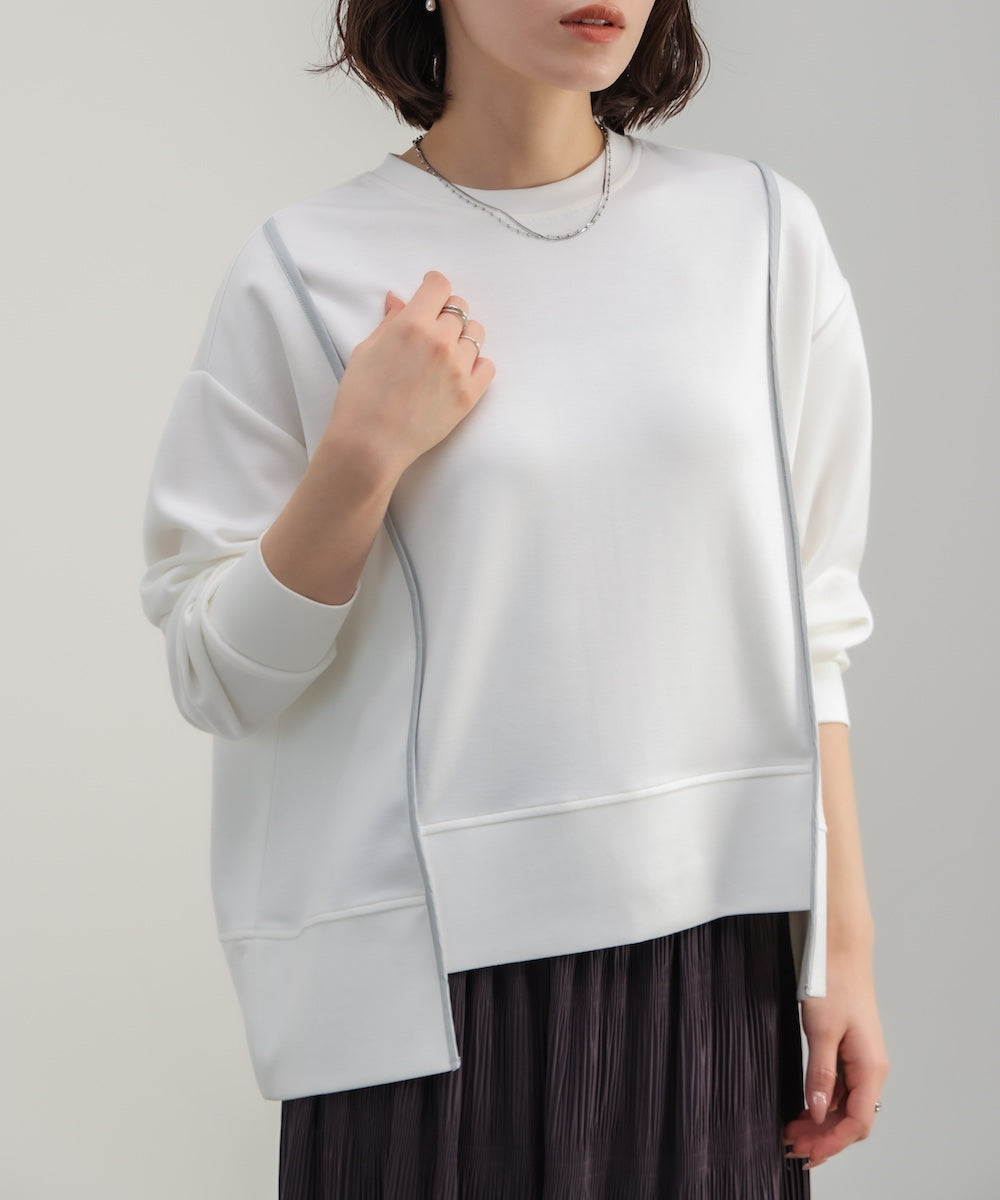 パウンドストレッチバックＺｉｐプルオーバー［2/6発送予定］