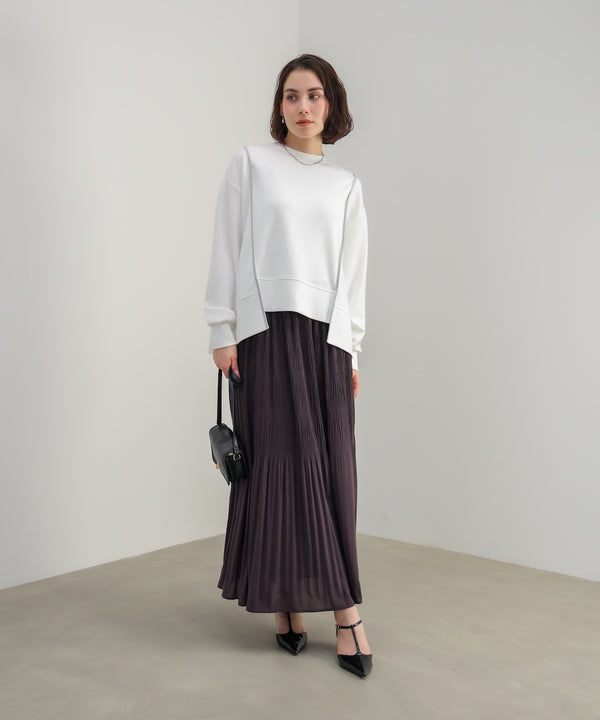 パウンドストレッチバックＺｉｐプルオーバー［2/6発送予定］