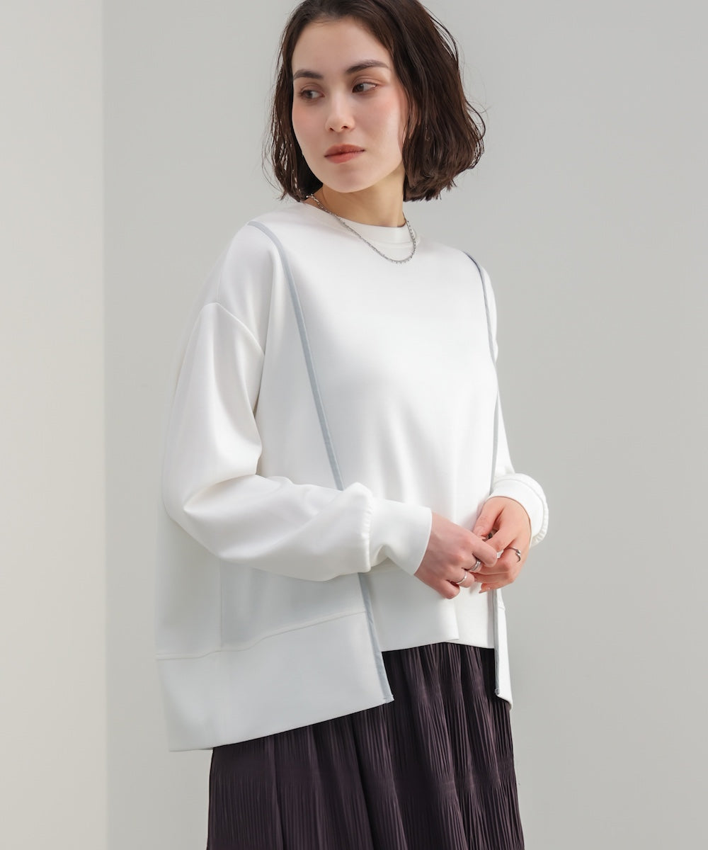 パウンドストレッチバックＺｉｐプルオーバー［2/6発送予定］