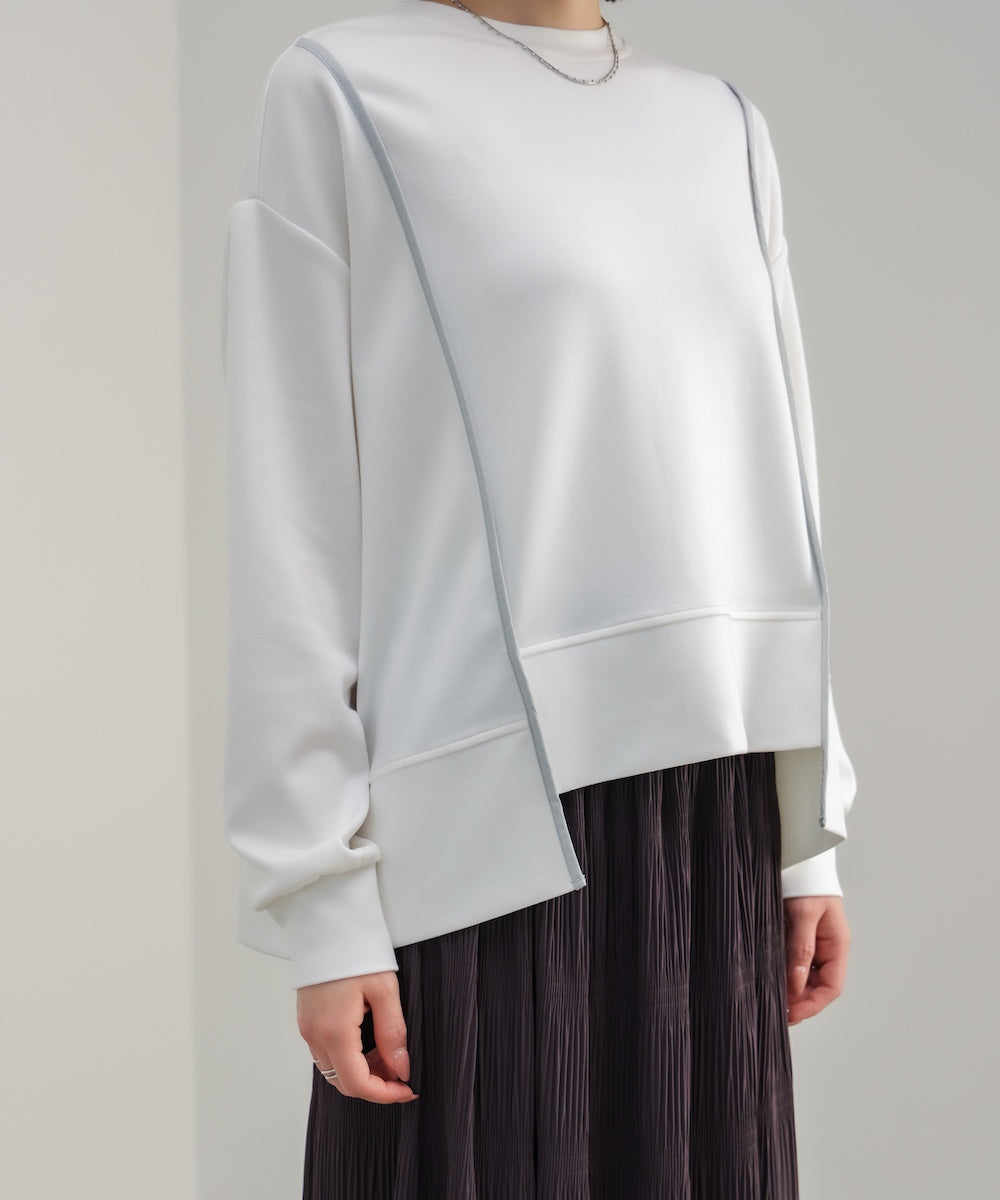 パウンドストレッチバックＺｉｐプルオーバー［2/6発送予定］