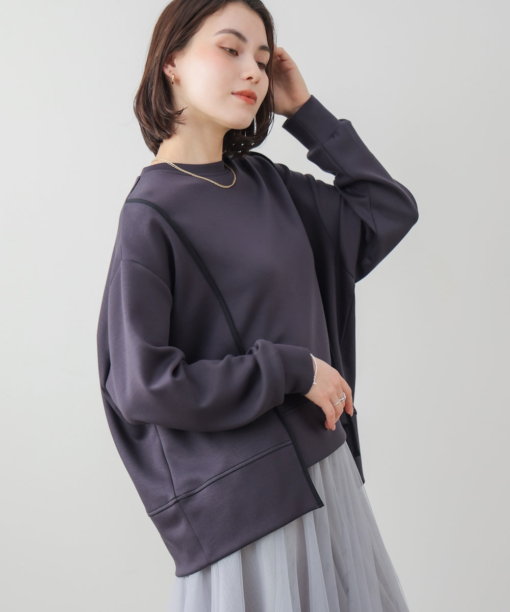 パウンドストレッチバックＺｉｐプルオーバー［2/6発送予定］