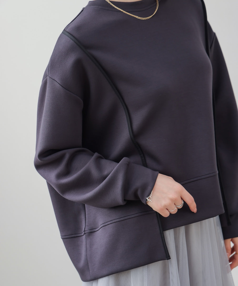 パウンドストレッチバックＺｉｐプルオーバー［2/6発送予定］