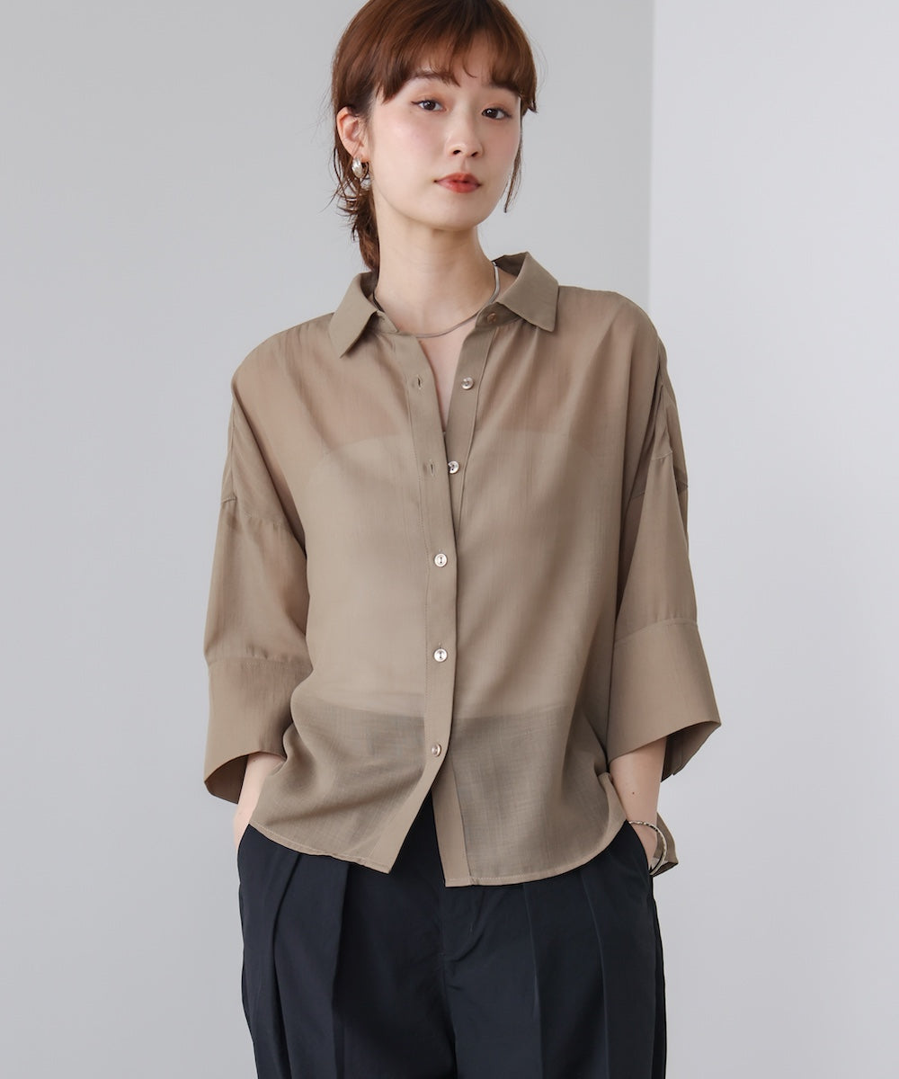 シアーブラウス［4/10発送予定］