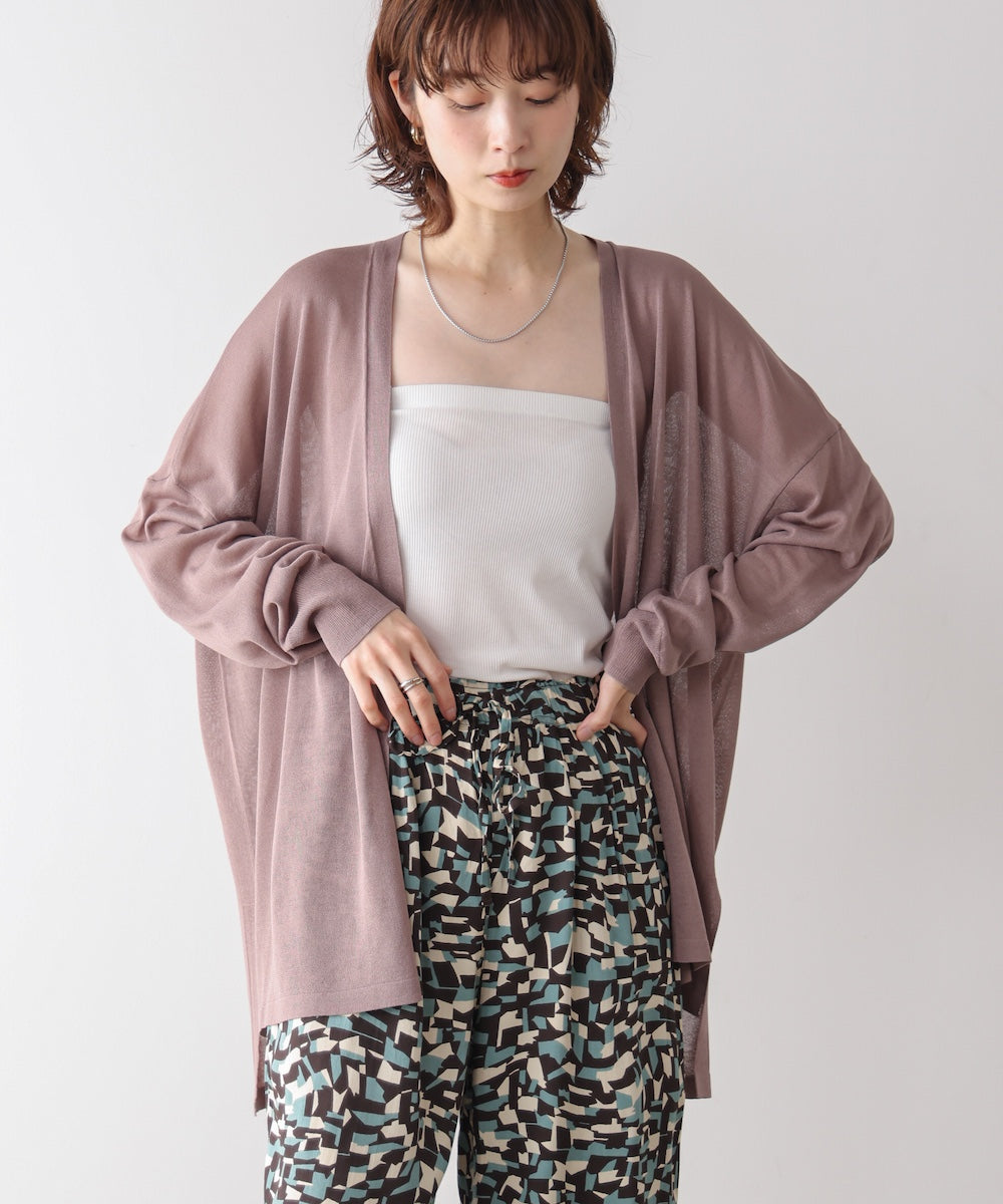 ＵＶサラサラミドル丈カーディガン［4/30発送予定］