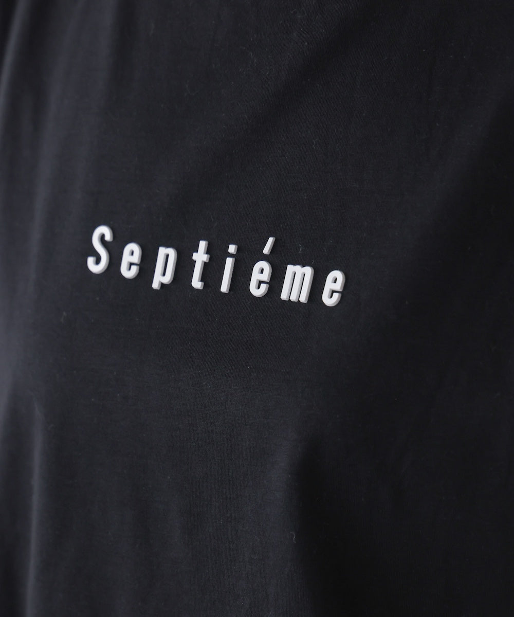 ＷシルケットバックシャイニーラインロゴＴ