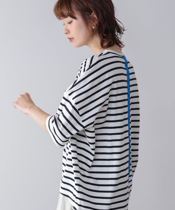 ＷシルケットバックシャイニーラインロゴＴ