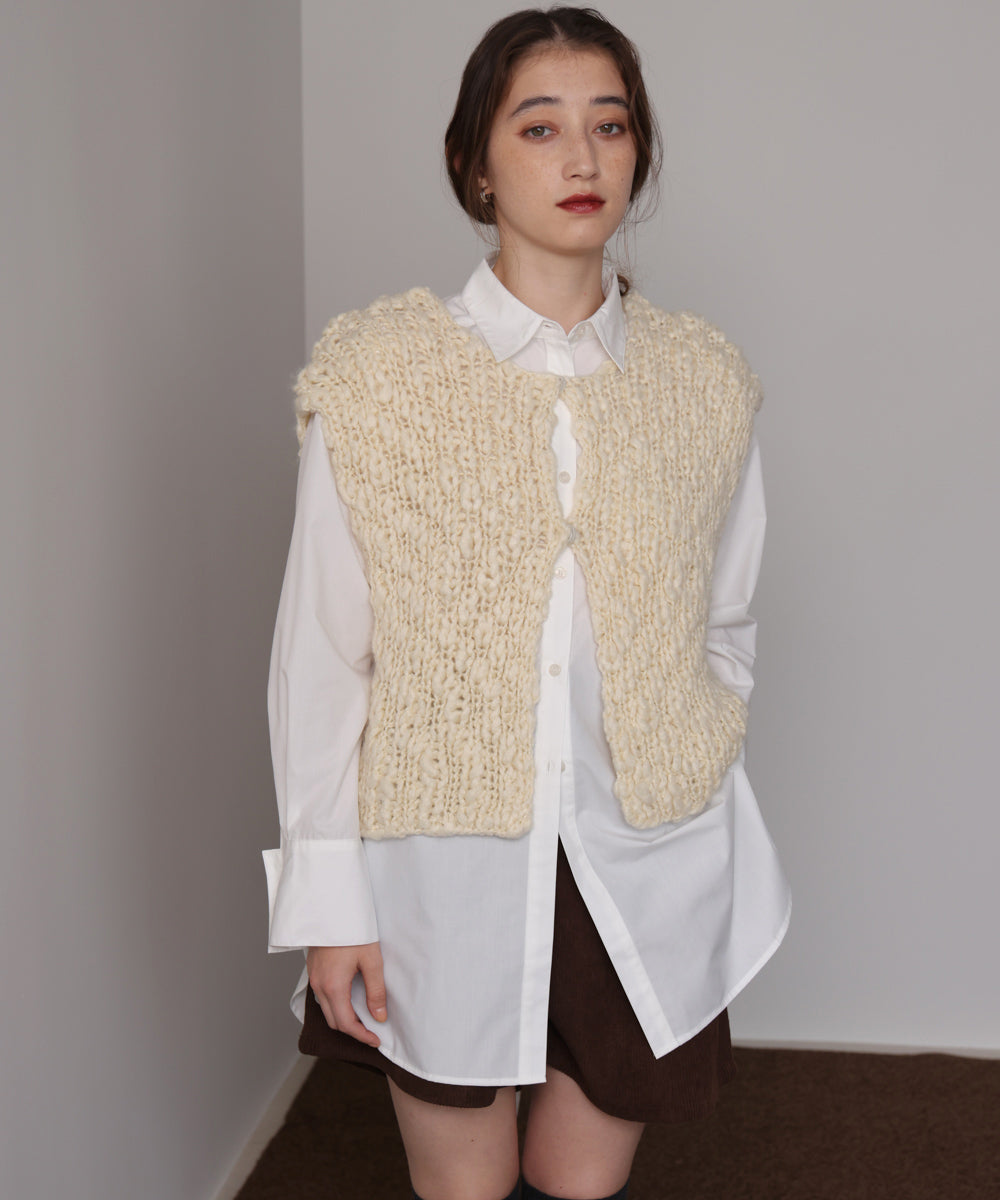 ロングシャツブラウス