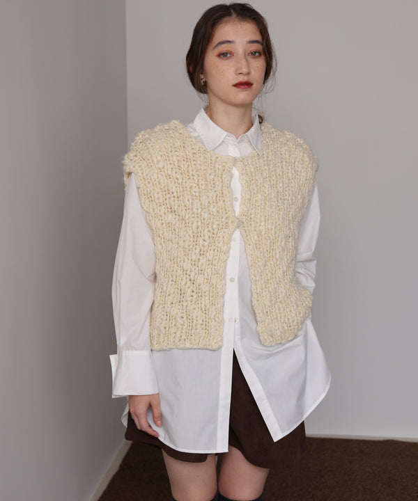 ロングシャツブラウス