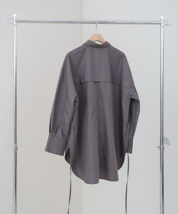 ロングシャツブラウス