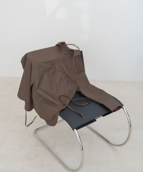 ロングシャツブラウス