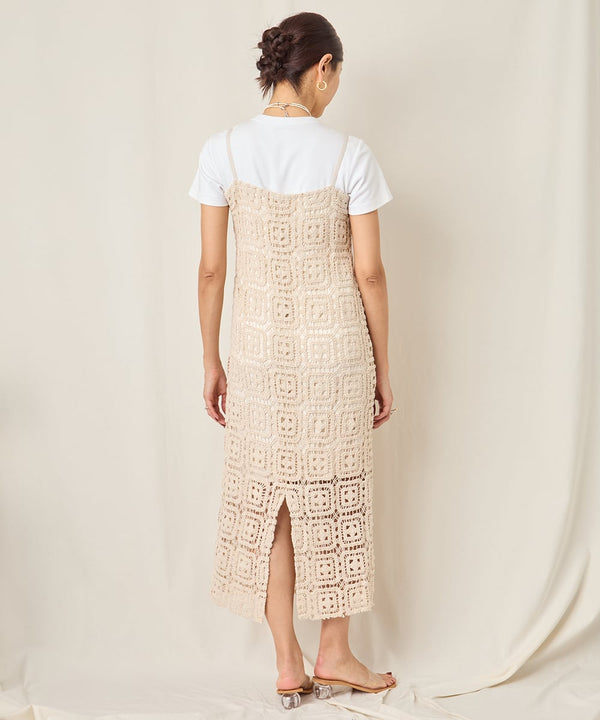 CROCHET CAMI DRESS