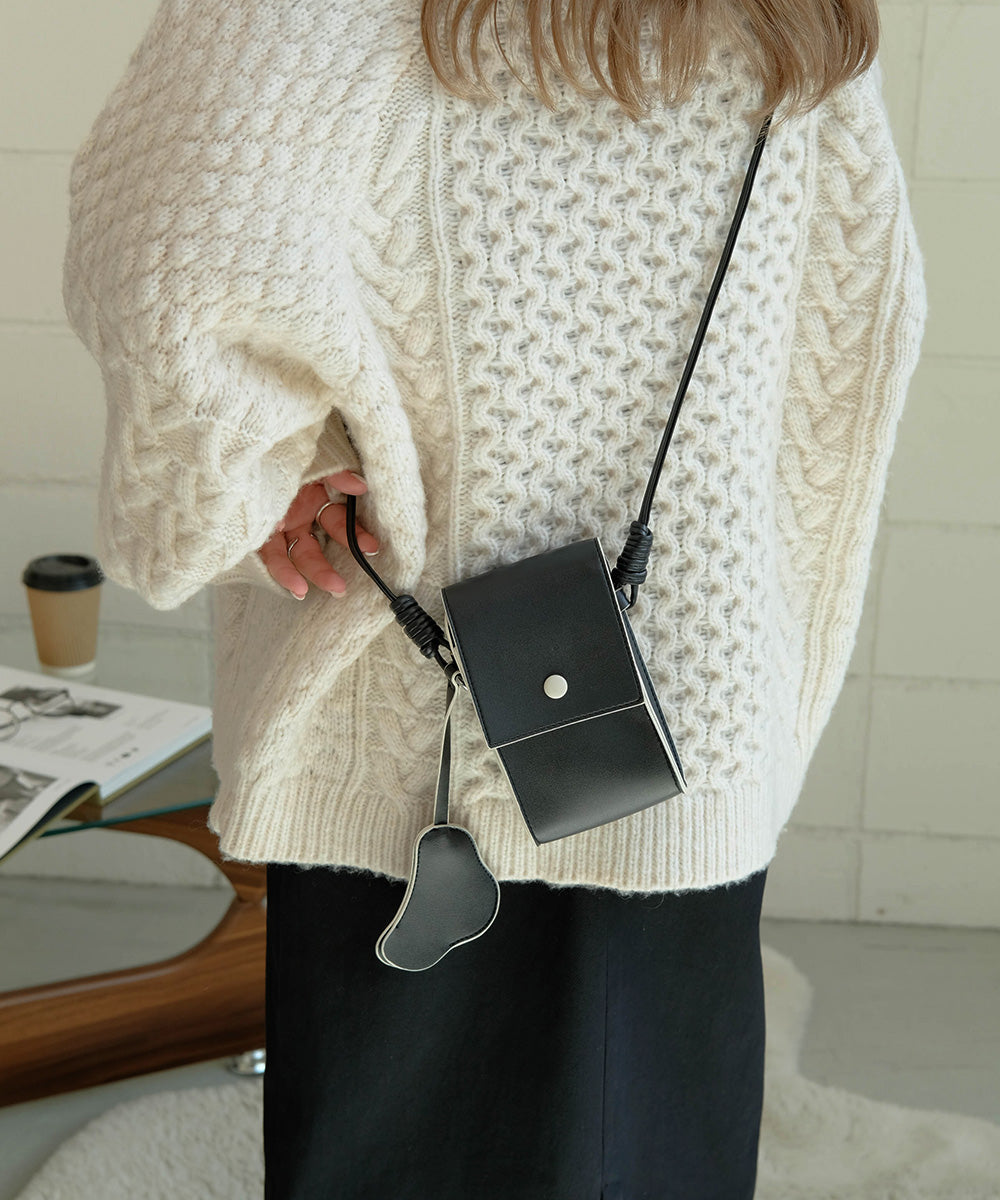 BICOLOR MINI SHOULDER BAG