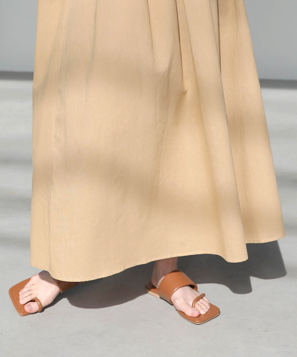 Bab フロント刺繍タッセルワンピース